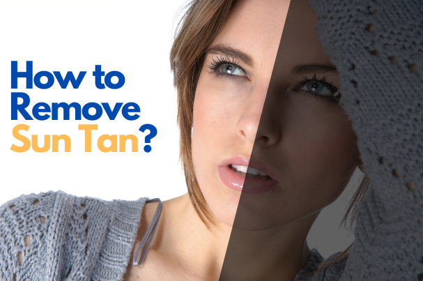 how to remove sun tan