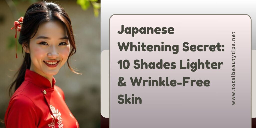 Japanese Whitening Secret: 10 Shades Lighter & Wrinkle-Free Skin