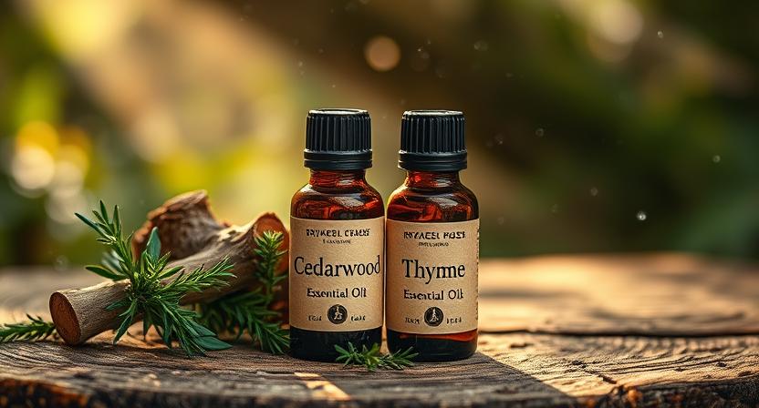 Cedarwood & Thyme Essential Oils